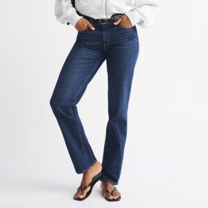 Abercrombie & Fitch - Curve Love 90's Straight - Size 29 - Dark Wash